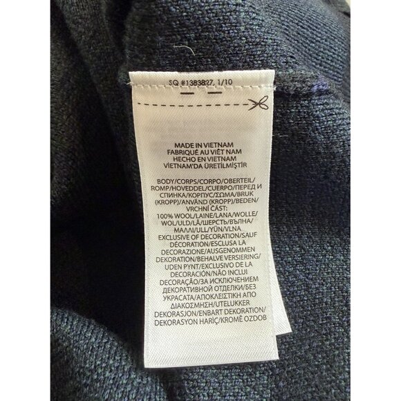 Polo Ralph Lauren Sweater Mens 2XL Blue Green Tartan Plaid Washable Merino Wool - Picture 8 of 11